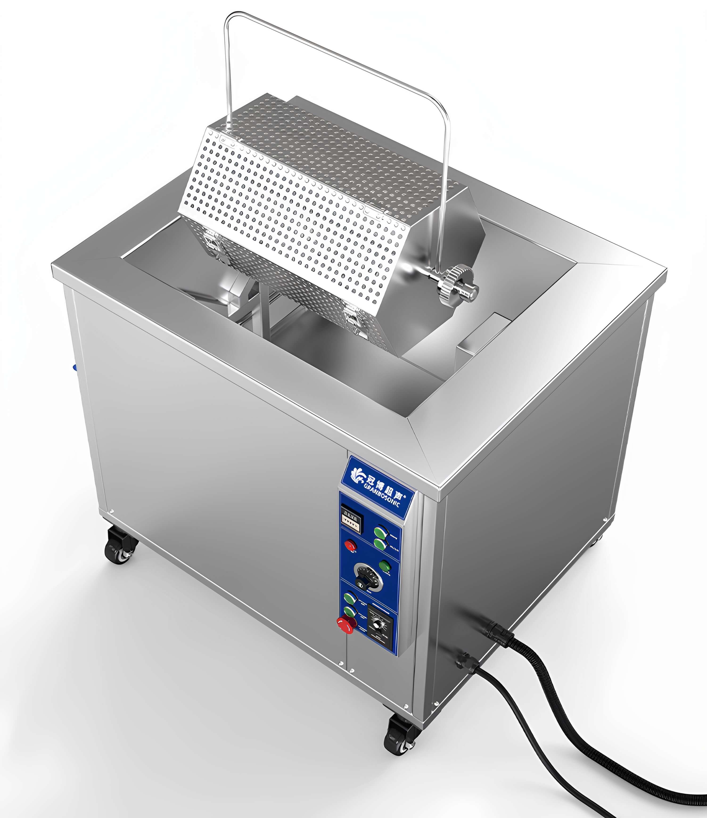 45L 冠博仕滾筒式超聲波清洗機(jī) 600W工業(yè)級(jí)除油除銹設(shè)備 | 五金小工件螺絲螺母清洗