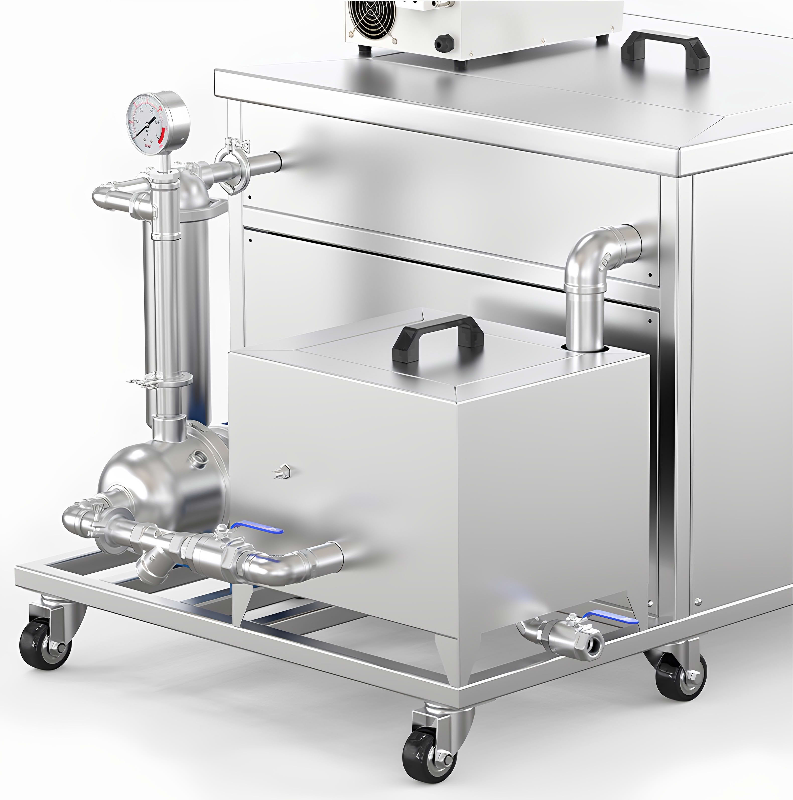 冠博仕GM2480L單槽過濾循環(huán)超聲波清洗機 | 88L/1200W | 工業(yè)五金零件汽車發(fā)動機除油除銹清潔機