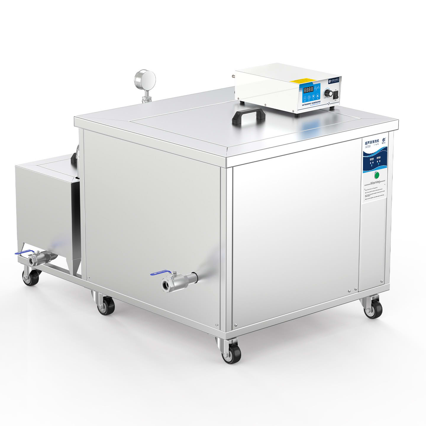 冠博仕GM2480L單槽過濾循環(huán)超聲波清洗機 | 88L/1200W | 工業(yè)除油除銹五金小工件螺絲螺母清洗機
