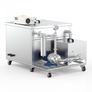冠博仕GM72360L單槽過濾循環(huán)超聲波清洗機(jī) | 360L/3600W | 工業(yè)級除油除銹設(shè)備可清洗桿角件、角碼、彎管、墊片